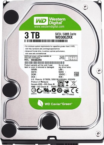 WD Green 3TB WD30EZRX 3.5インチ HDD 使用22時間 Amazon.com: WD30EZRX Western Digital Caviar Green Hard Drive